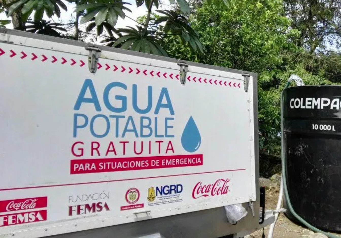 Por segunda vez la Comunidad Wiwa de la Sierra Nevada de La Guajira será abastecida de agua potable por Coca-Cola FEMSA.